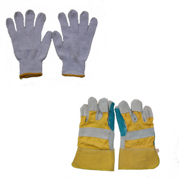 Safety Gloves / Cotton Safety Gloves / Leather Safety Gloves / Welding Gloves