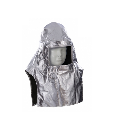 Heat Protection Hood With Aluminum Frame /Aluminized Heat Protection Apron / Safety Clothing / Heat Clothing
