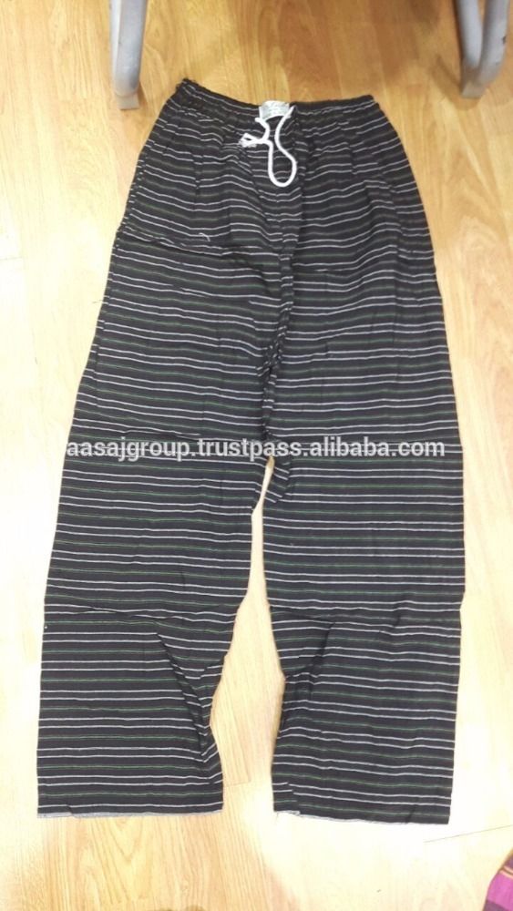 Cheap Men's Cotton Night Trouser Stock Lot Dubai checks pajama pants