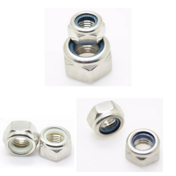 Stainless Steel Nylon Lock Nut/Stainless Steel Hex Nylon Nut/Flange Head Nylon Lock Nut/Black Nylon Lock Nut