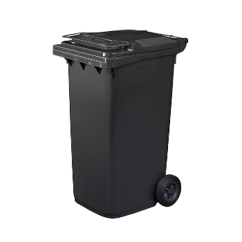 Plastic Waste Bin / Plastic Dust Bin / Plastic Recycle Bin / Plastic Wheelie Bin / Plastic Outdoor Waste Bin with Central Pedal