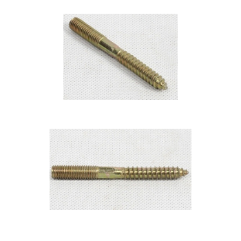 Double Head Screw / Zinc-Plated Double Head Screw / Machine Thread And Wood Thread Screw
