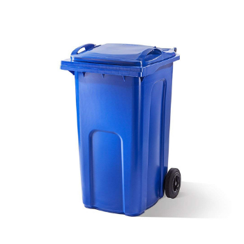 Plastic Waste Bin / Plastic Dust Bin / Plastic Recycle Bin / Plastic Wheelie Bin / Plastic Outdoor Waste Bin with Central Pedal