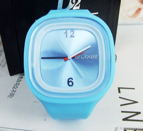 silicone jelly watch