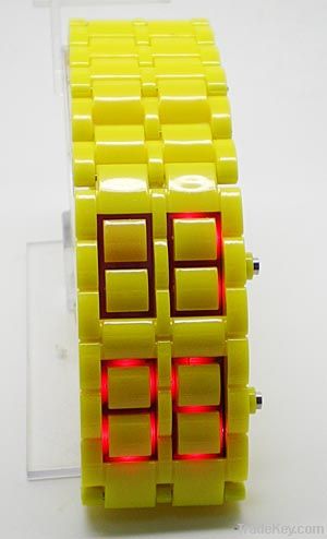 2012 most fashion plastic watch