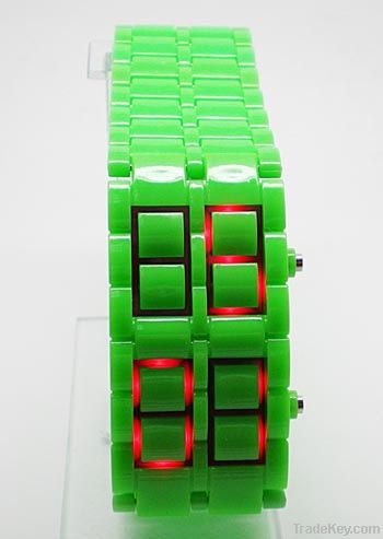 2012 most fashion plastic watch