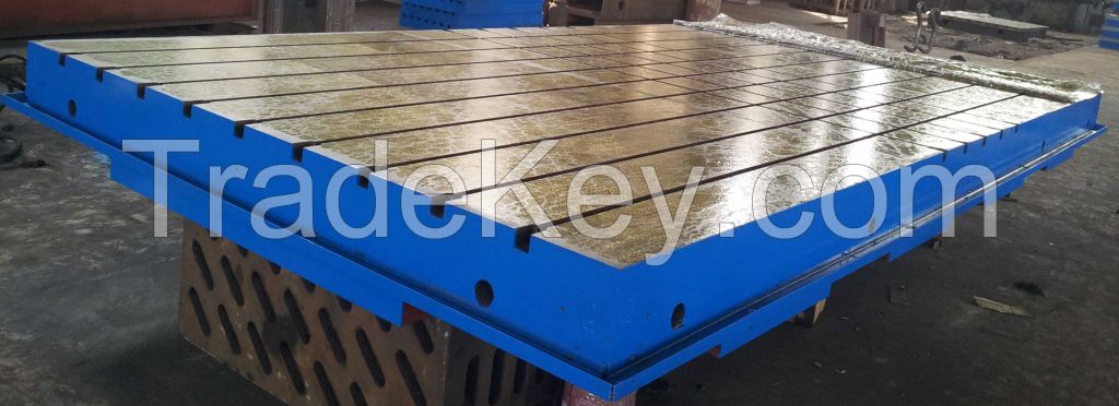 T-slot Cast Iron Floor Plate