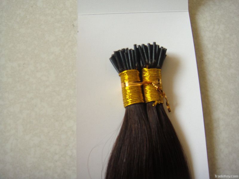#2 pre-bonded i-tip non-remy hair extension