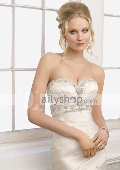 Elegant Mermaid Straples Wedding Dresses