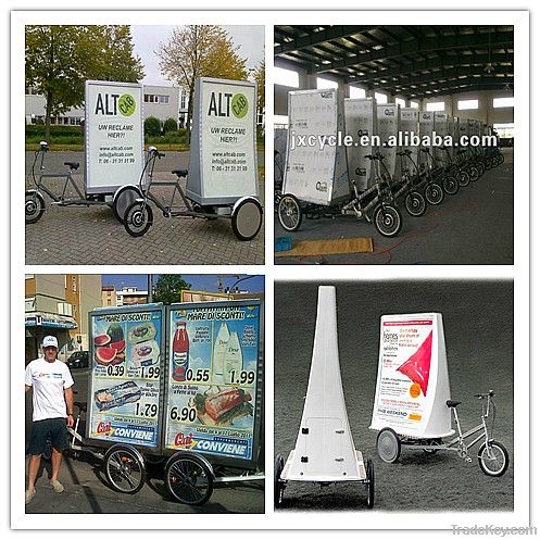 Electric tricycle for advertising
