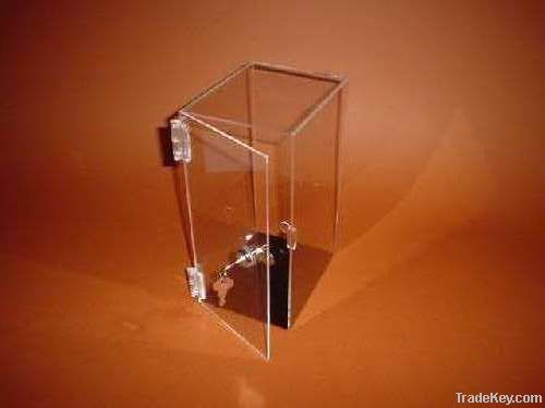 Acrylic Lockable Storage Box