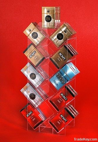 acrylic tobacco racks showcase