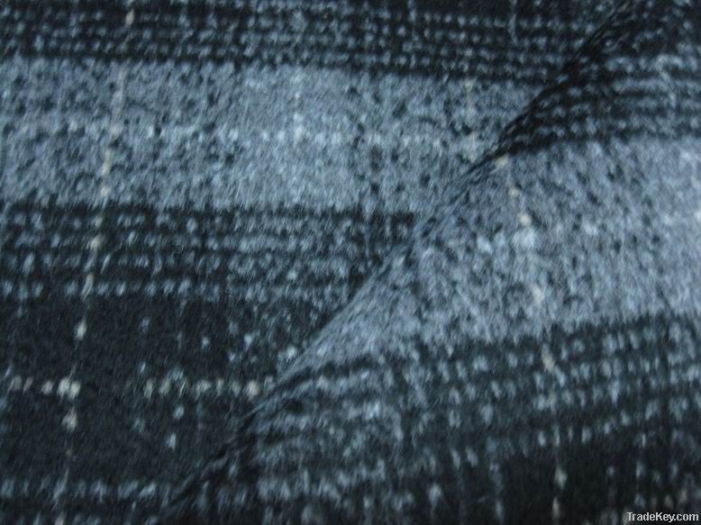 wool brushed fabric