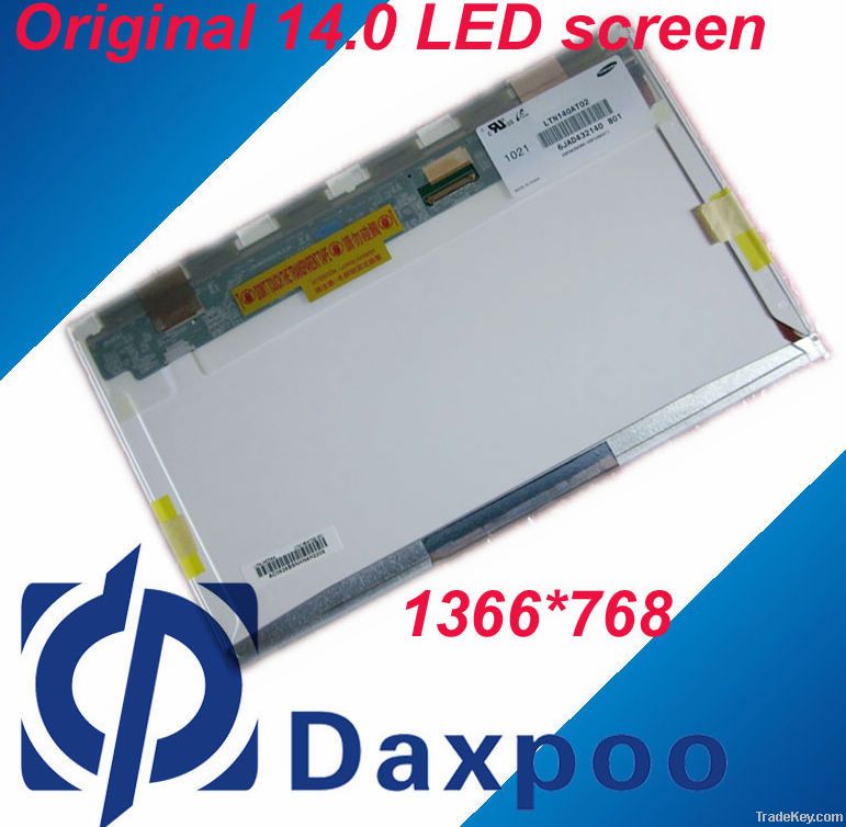 Laptop LED screen 14.0 inch  LP140WH1 B140XW01 LTN140AT07 N140B6-L02 L
