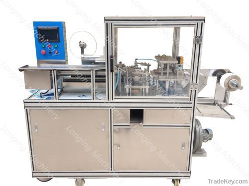 Automatic pleat soap wrapping machine