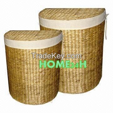 Water Hyacinth Laundry Baskets, laundry hamper