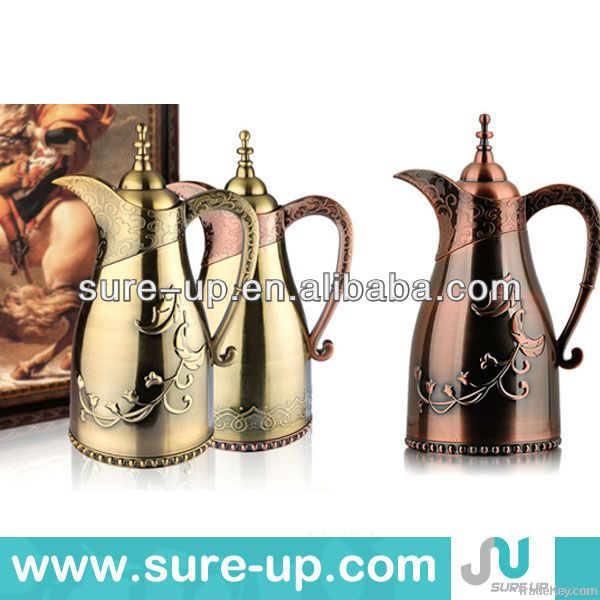 Antique middle east brass jug bronze tea pot for sale