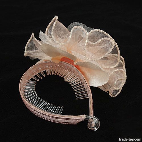 Fashion Simple Design China Silk Bowknot hairpin