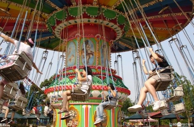 Interesting Amusement Park Flying Chair