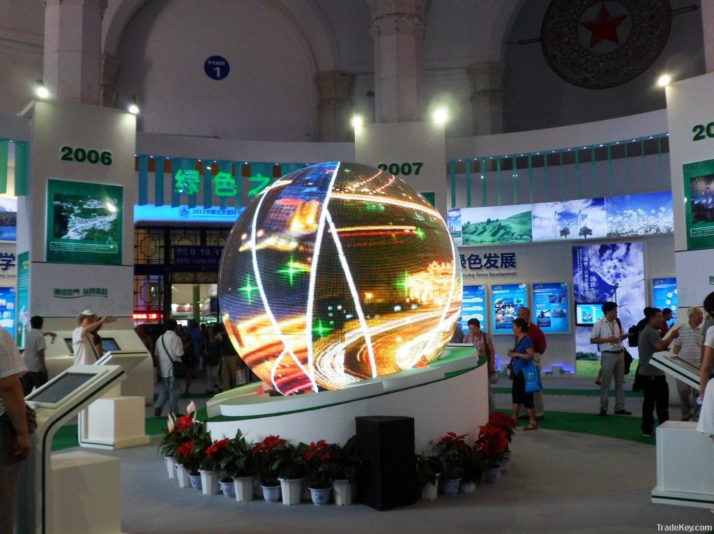 led sphere display