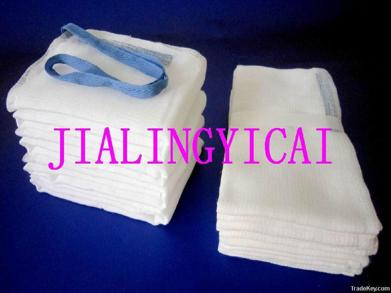 100%cotton abdominal pad with loop