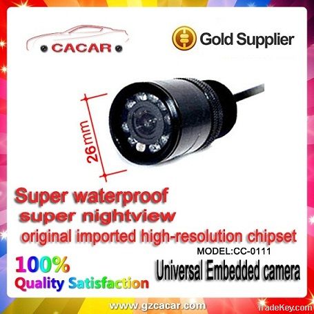 Waterproof Car Camera Universal 26mm Thread Infrared IR Night Vision