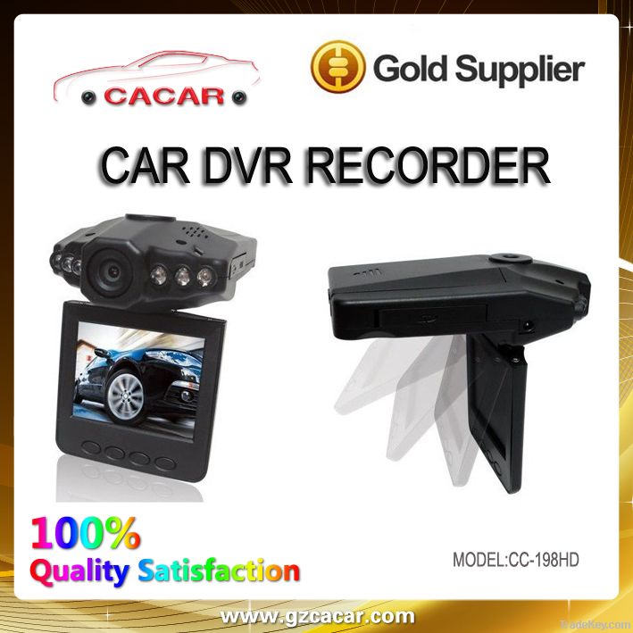 Professionally 12v car video recorder with IR night vision