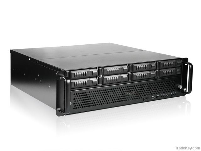 3U 8-Bay E-ATX Storage Server Rackmount Chassis