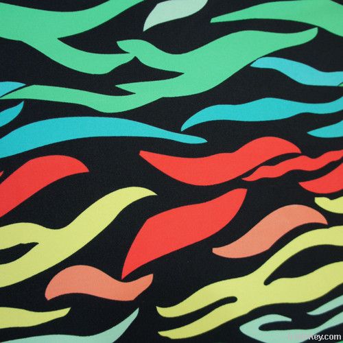 2012 colorful lycra printed swimwear fabric