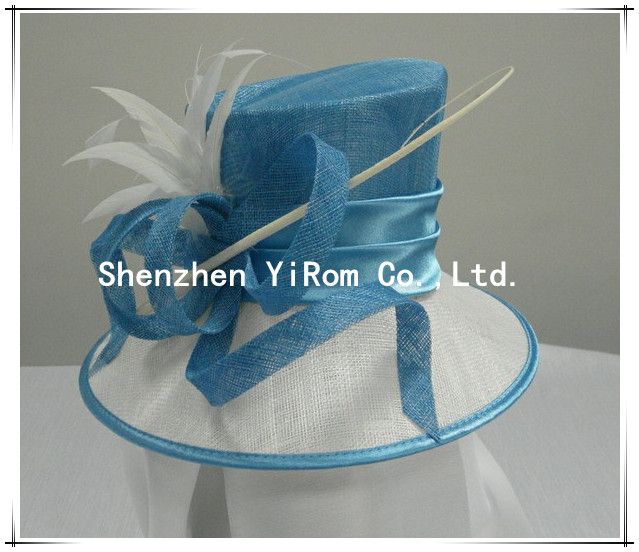 YRSM13062 sinamay hat, church hat, occasion hat