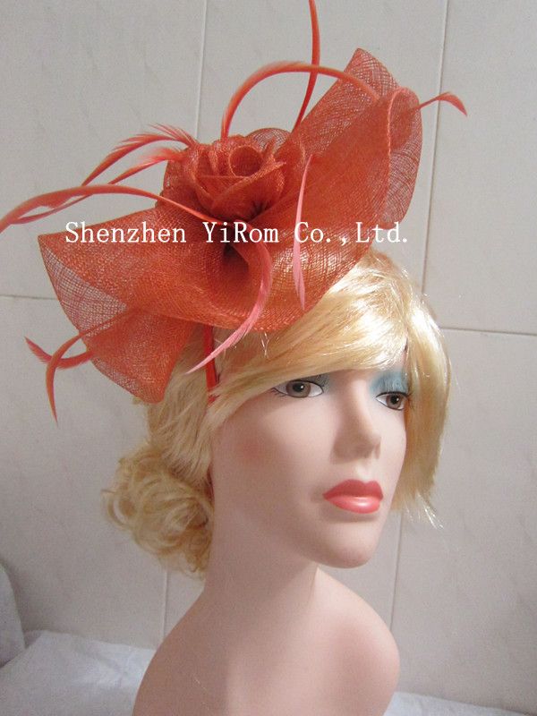 YRFC14158 pillbox fascinator, sinamay fascinator, derby fascinator, headpiece