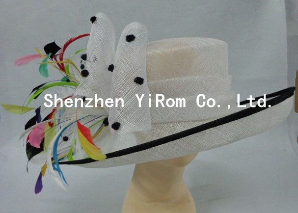 YRSM14078 cocktail hat, royal ascot hat, sinamay hat, church hat, occasion hat, race hat