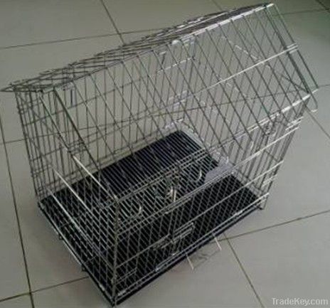 steepetop metal wire dog kennel