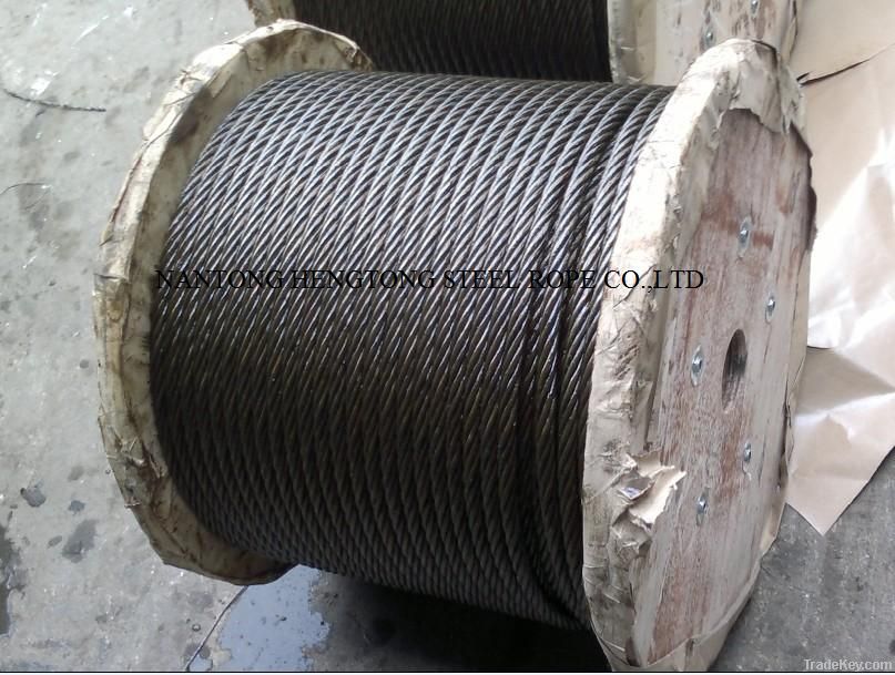 6X15+1FC Steel Wire Rope
