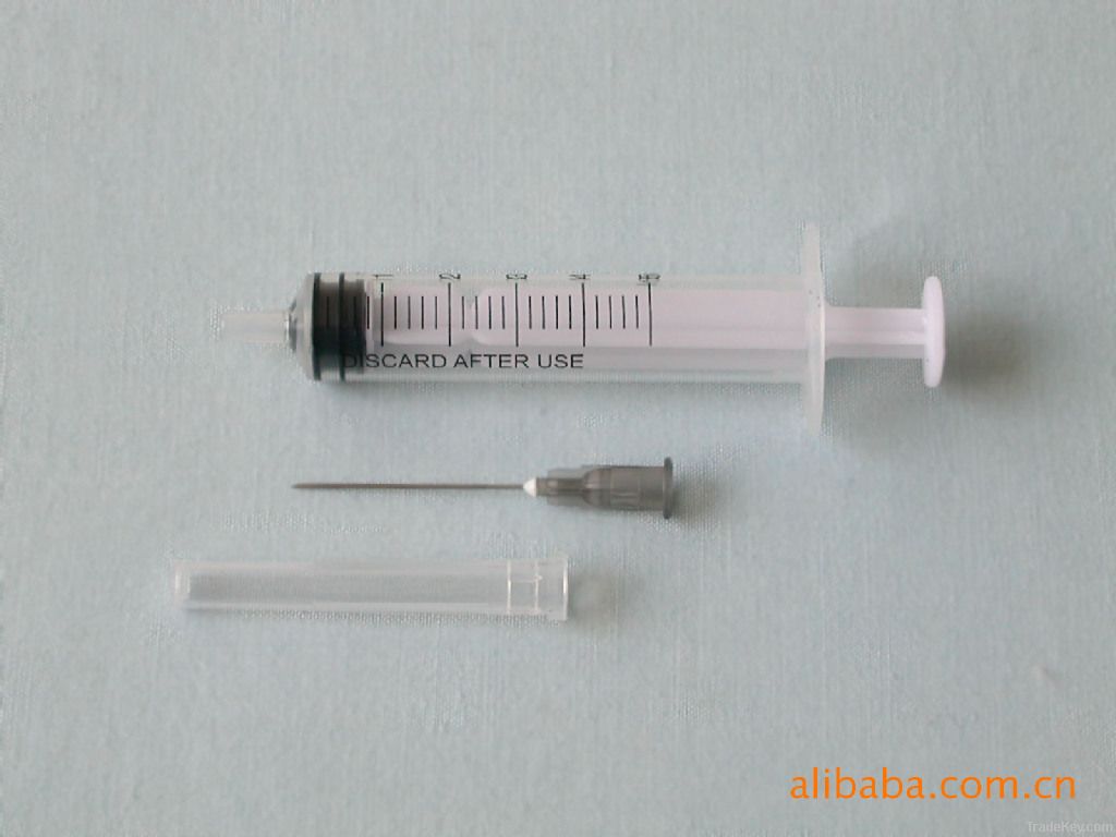3-pc luer slip syringe