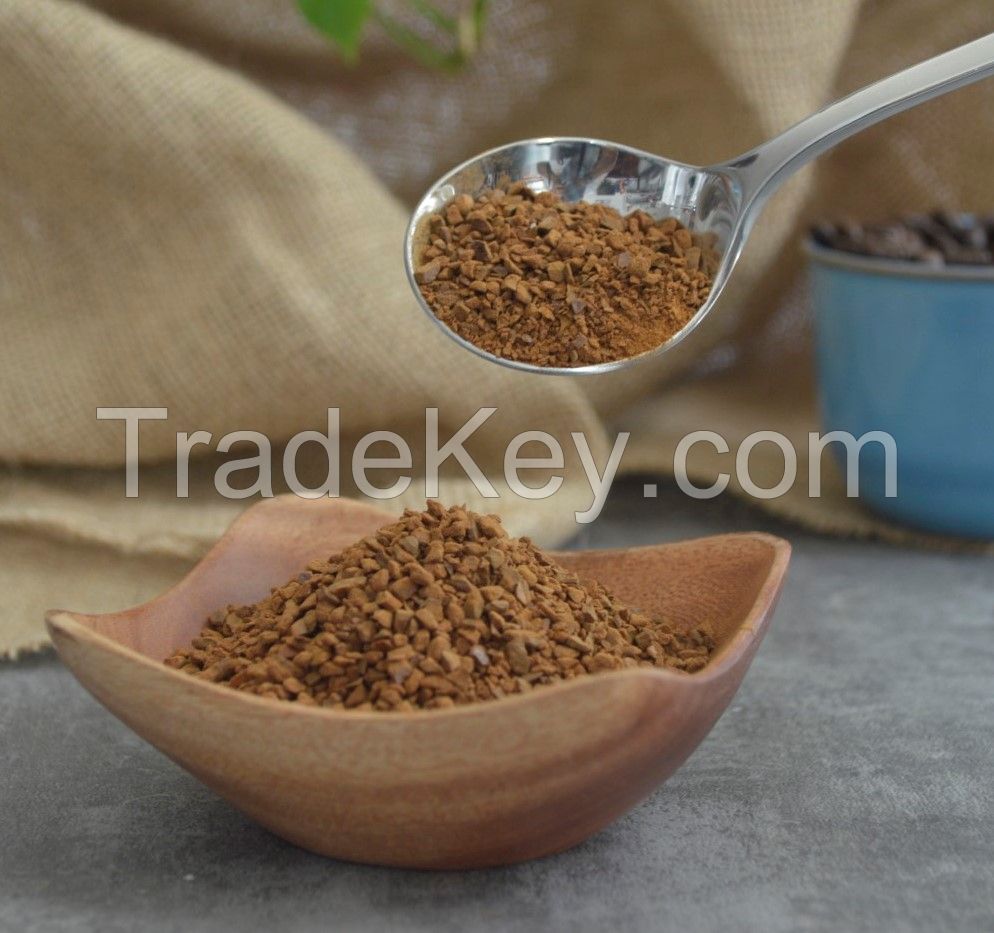 FREEZE DRIED INSTANT COFFEE IN BULK 100% ROBUSTA