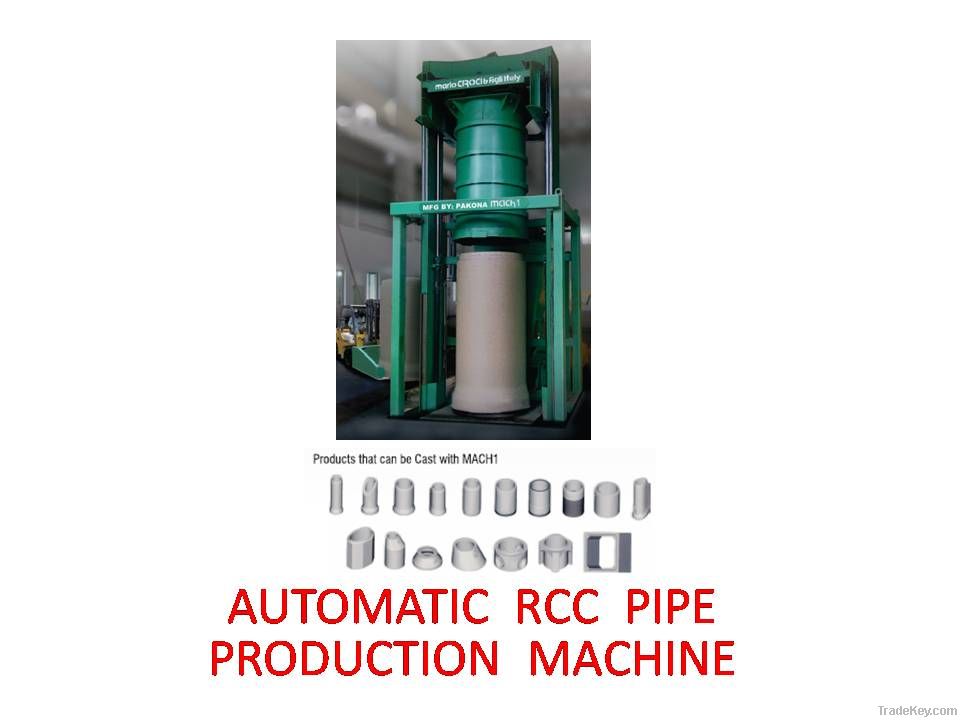 Automatic Concrete RCC Pipe Machine