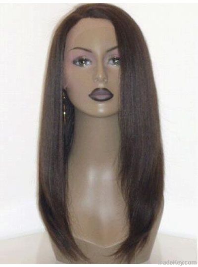 High quality best price silky straight 20inch indian hair wig