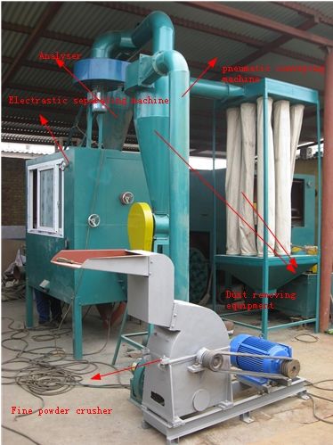 waste circuit board recycling machine