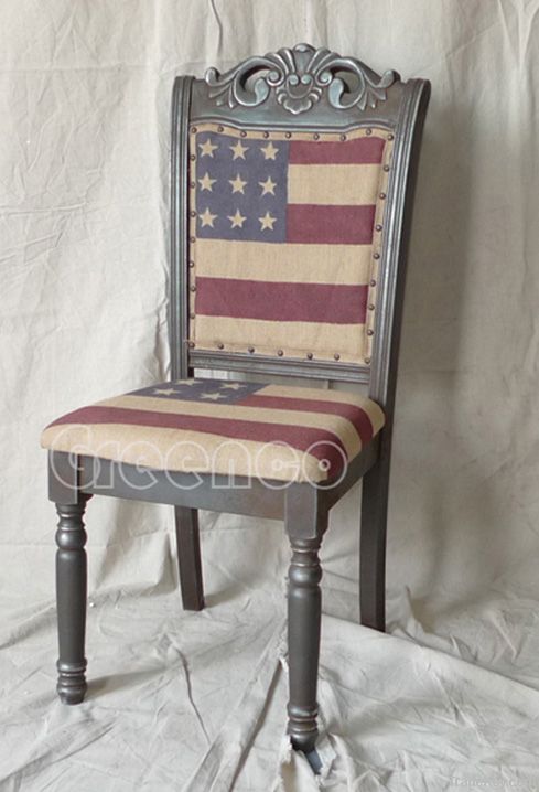 Americal flag chair