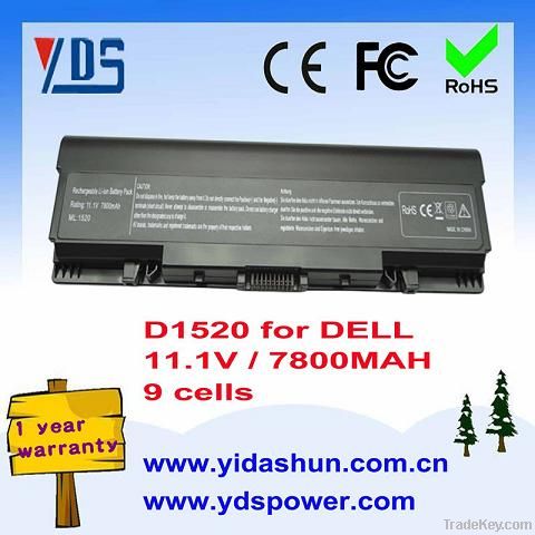 Shenzhen Factory Supply OEM Laptop Battery for D1520