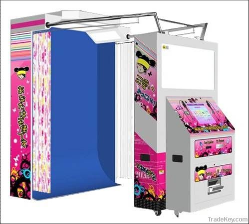 2012 Super Photo Sticker Machine Self-Operation Vending Photo Booth
