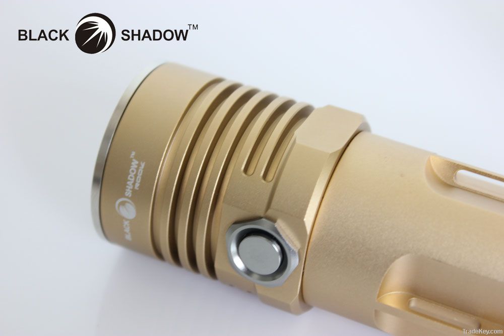 Blackshadow aluminium alloy CREE T6 flashlight  ROOK