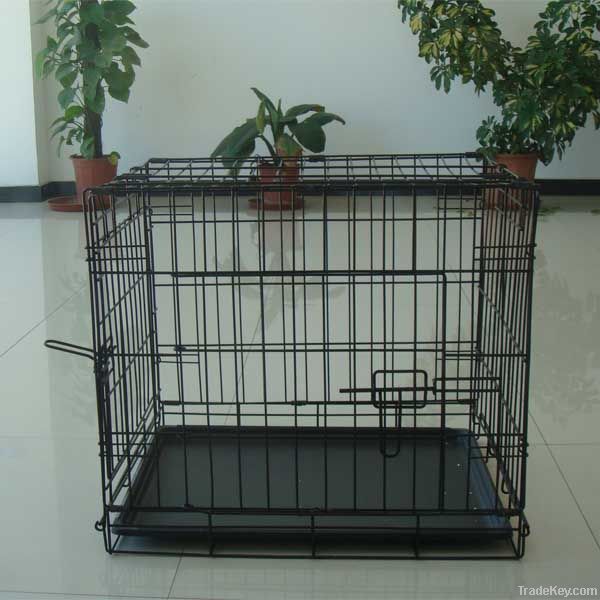 Welded wire mesh dog crate