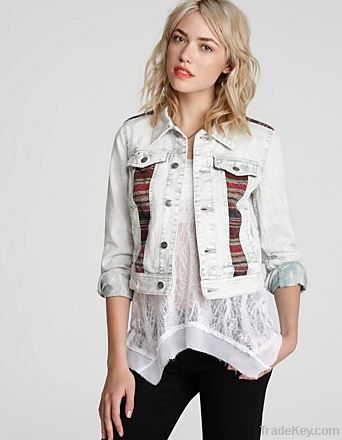 La Deen embroidery Denim Jacket