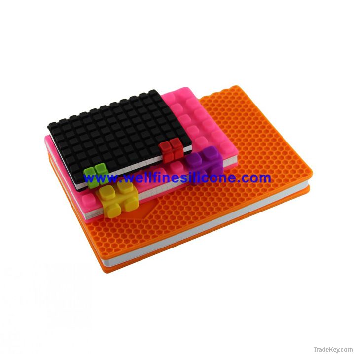 2012 Mini Promotional Best-Seller Silicone Notebook Cover in A7 Size