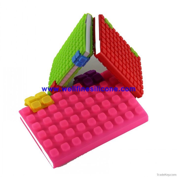 2012 Hot-Selling Mini Silicone Notebook Cover in A6 Size