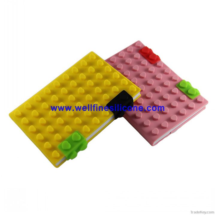 2012 Hot-Selling Mini Silicone Notebook Cover in A6 Size