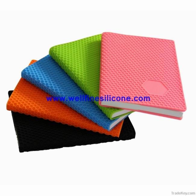 2012 Newest and Promotional Silicone Notebook Cover in A5 Size