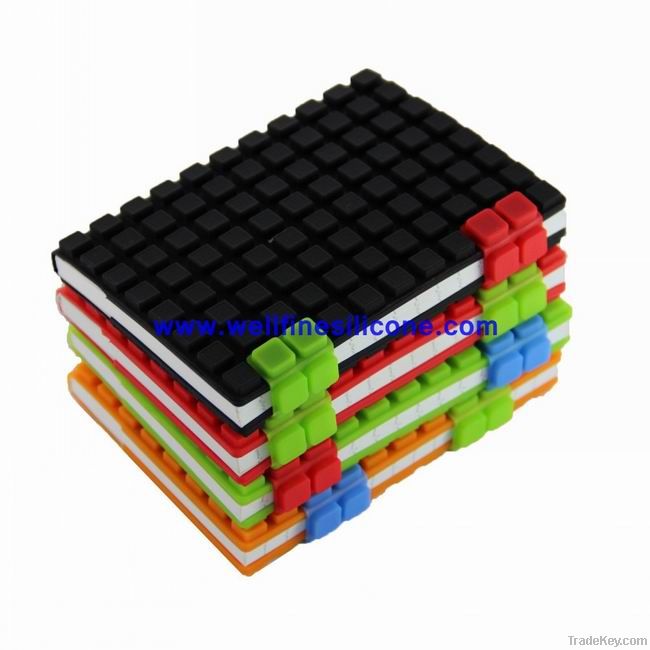 2012 Newest and Promotional Silicone Notebook Cover in A5 Size